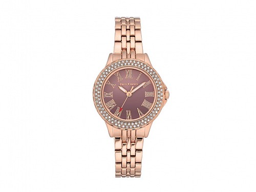 Juicy Couture Women Watch Analog, diameter 32mm with bracelet and safety clasp, JC/1020BNRG